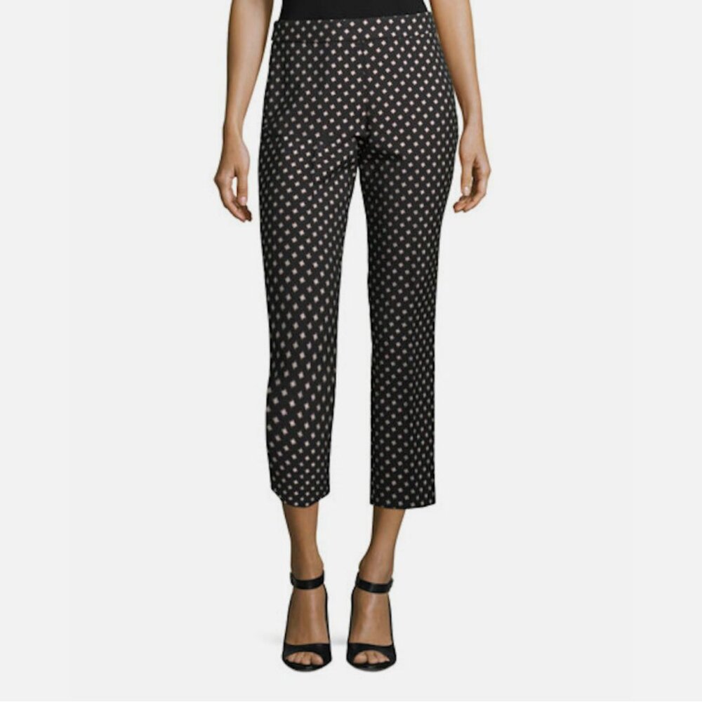 Kate Spade New York Diamond Cigarette Cropped Pants